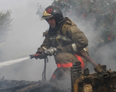 Пожары в Омской области