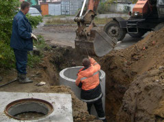 Строительство коллектора в Омске