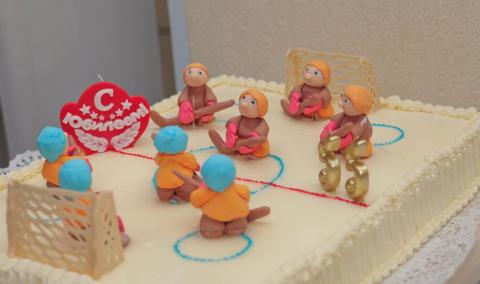 Торт на 55-летии Торт на 55-летии