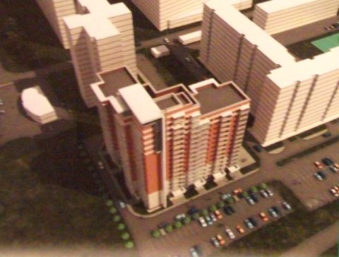 Эскизный проект трехсекционного дома переменной этажности по улице Богдана Хмельницкого