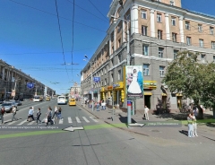 Перекресток пр. Маркса и ул. Масленникова в Омске Перекресток пр. Маркса и ул. Масленникова в Омске