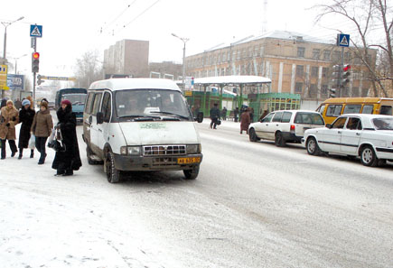 «Газель» арестовали на остановке 