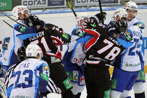 Омский "Авангард" обыграл минское "Динамо"